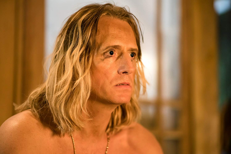 Linus Roache is a worthy villain in Mandy.